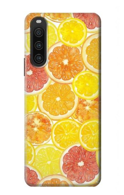 S3408 citron Etui Coque Housse pour Sony Xperia 10 V