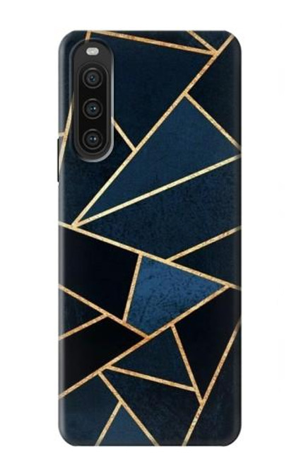 S3479 Marine Bleu Art Graphique Etui Coque Housse pour Sony Xperia 10 V