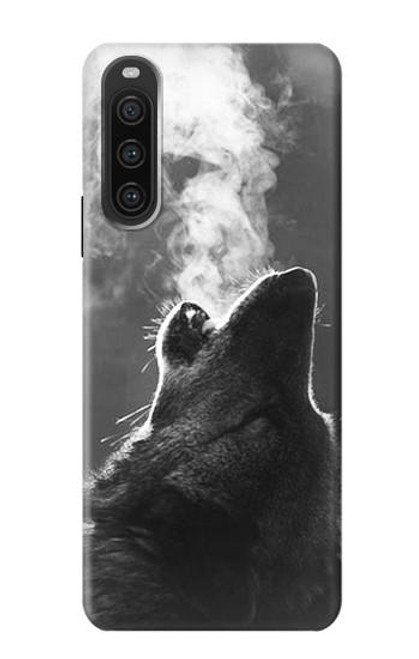S3505 loup Hurlant Etui Coque Housse pour Sony Xperia 10 V