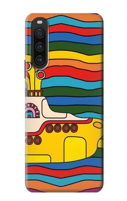 S3599 Hippie submarin Etui Coque Housse pour Sony Xperia 10 V