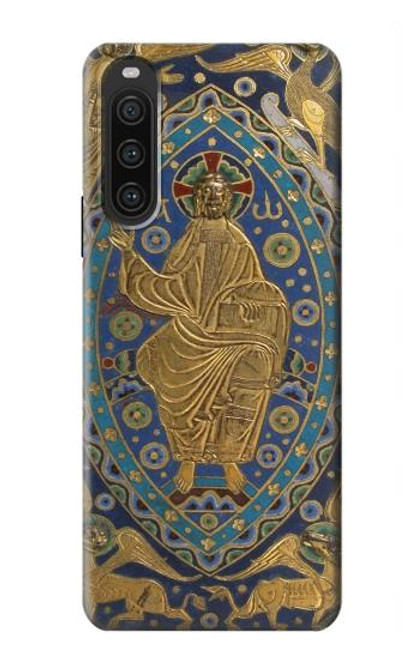 S3620 Livre Couverture Majesty Christ Etui Coque Housse pour Sony Xperia 10 V