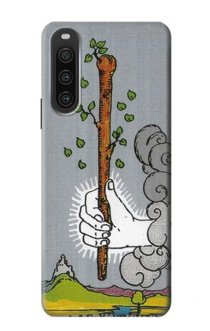 S3723 Carte de tarot l'âge des baguettes Etui Coque Housse pour Sony Xperia 10 V