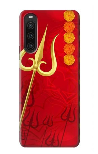 S3788 Shiv Trishul Etui Coque Housse pour Sony Xperia 10 V