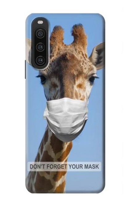 S3806 Drôle de girafe Etui Coque Housse pour Sony Xperia 10 V