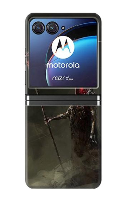 S1319 Mort Scythe Faucheuse Etui Coque Housse pour Motorola Razr 40 Ultra