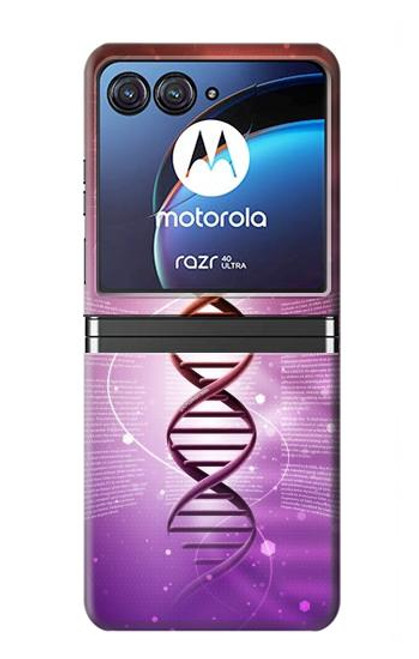 S2573 Adn code génétique Etui Coque Housse pour Motorola Razr 40 Ultra