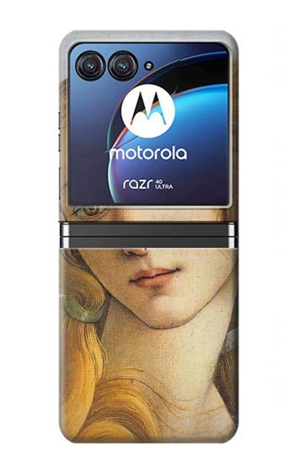 S3058 Botticelli Naissance de Vénus Peinture Etui Coque Housse pour Motorola Razr 40 Ultra