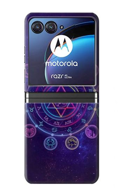 S3461 Zodiaque Etui Coque Housse pour Motorola Razr 40 Ultra