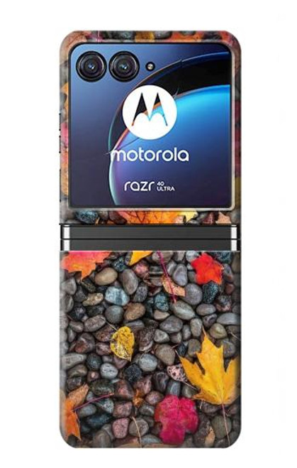 S3889 feuille d'érable Etui Coque Housse pour Motorola Razr 40 Ultra