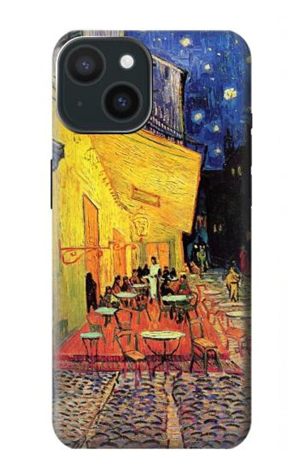 S0929 Van Gogh Café Terrasse Etui Coque Housse pour iPhone 15