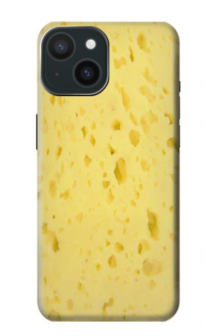 S2913 Texture de fromage Etui Coque Housse pour iPhone 15