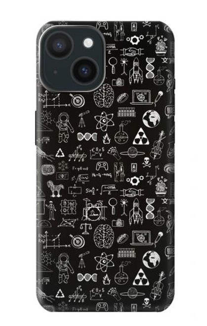 S3426 Noirboard sciences Etui Coque Housse pour iPhone 15