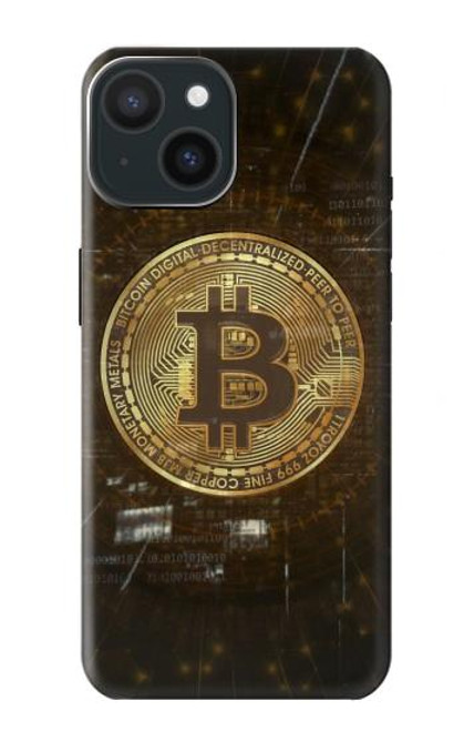 S3798 Crypto-monnaie Bitcoin Etui Coque Housse pour iPhone 15