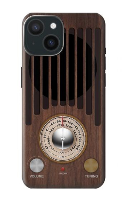 S3935 Graphique du tuner radio FM AM Etui Coque Housse pour iPhone 15