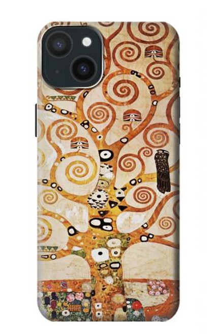 S2723 L'arbre de vie Gustav Klimt Etui Coque Housse pour iPhone 15 Plus