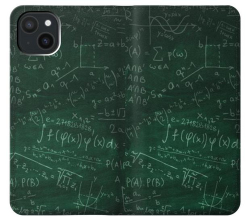 S3190 Formule Math Vertboard Etui Coque Housse pour iPhone 15 Plus