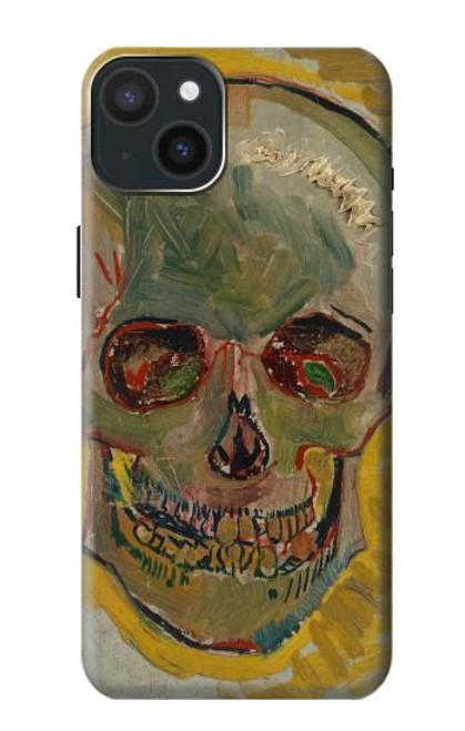 S3359 Vincent Van Gogh Crâne Etui Coque Housse pour iPhone 15 Plus