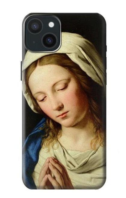 S3476 Prière Vierge Marie Etui Coque Housse pour iPhone 15 Plus
