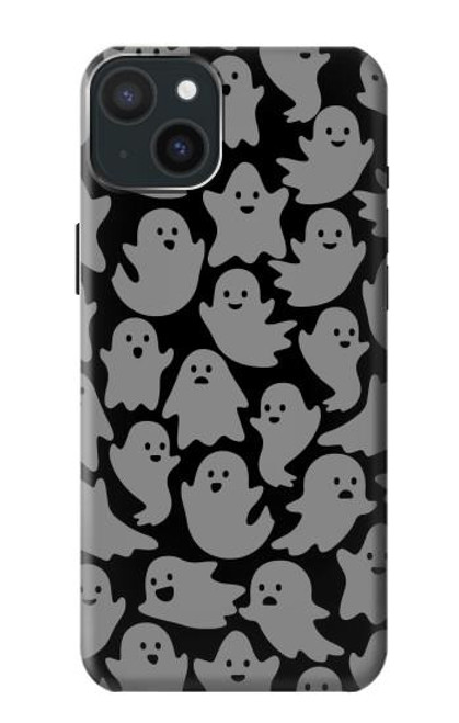 S3835 Motif fantôme mignon Etui Coque Housse pour iPhone 15 Plus