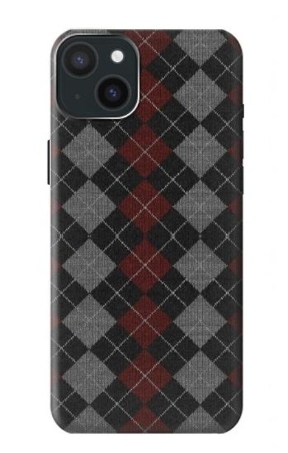 S3907 Texture de chandail Etui Coque Housse pour iPhone 15 Plus