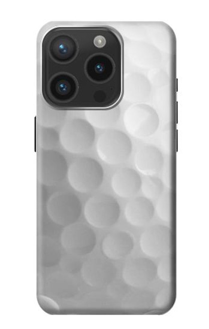 S2960 Blanc Balle de golf Etui Coque Housse pour iPhone 15 Pro