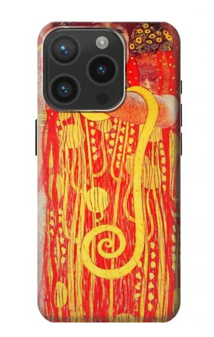 S3352 Gustav Klimt Médecine Etui Coque Housse pour iPhone 15 Pro