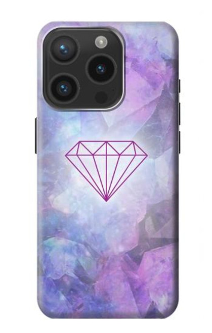 S3455 diamant Etui Coque Housse pour iPhone 15 Pro