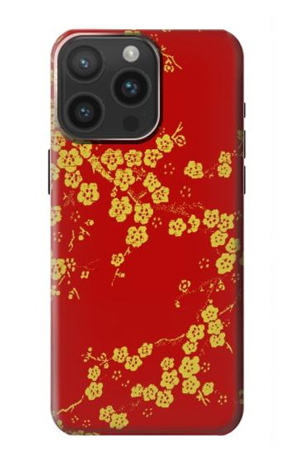 S2050 fleur de Cerisiers chinois imprimé graphique Etui Coque Housse pour iPhone 15 Pro Max