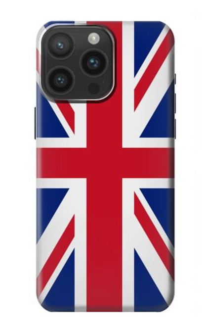 S3103 Drapeau du Royaume-Uni Etui Coque Housse pour iPhone 15 Pro Max