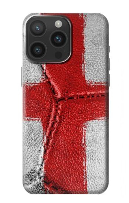 S3316 Angleterre Drapeau graphique Football Millésime Etui Coque Housse pour iPhone 15 Pro Max