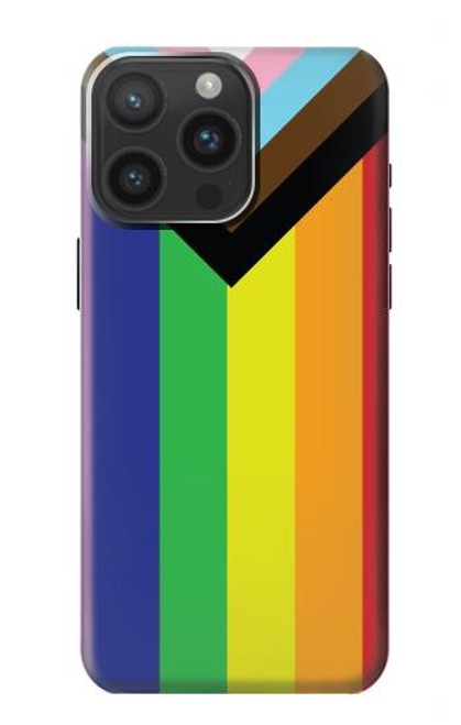 S3846 Drapeau de fierté LGBT Etui Coque Housse pour iPhone 15 Pro Max