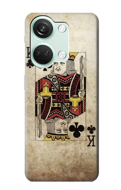 S2528 Poker King Carte Etui Coque Housse pour OnePlus Nord 3