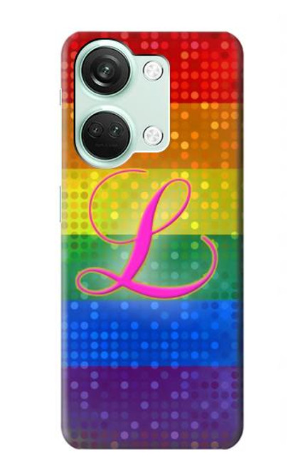 S2900 Arc en ciel LGBT Fierté lesbienne Drapeau Etui Coque Housse pour OnePlus Nord 3