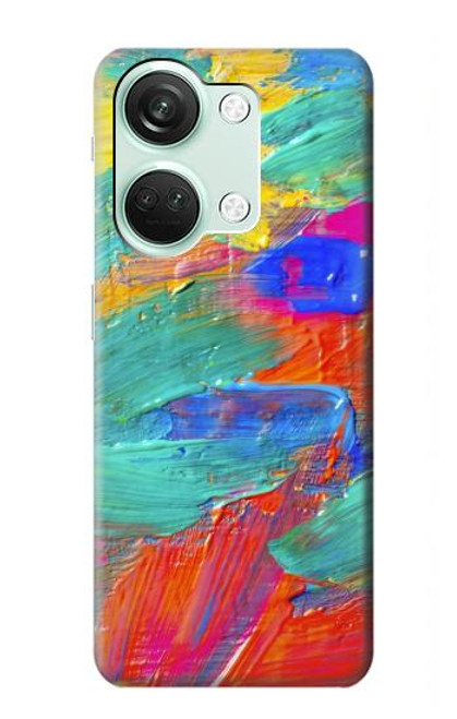 S2942 Peinture Coup de pinceau Etui Coque Housse pour OnePlus Nord 3