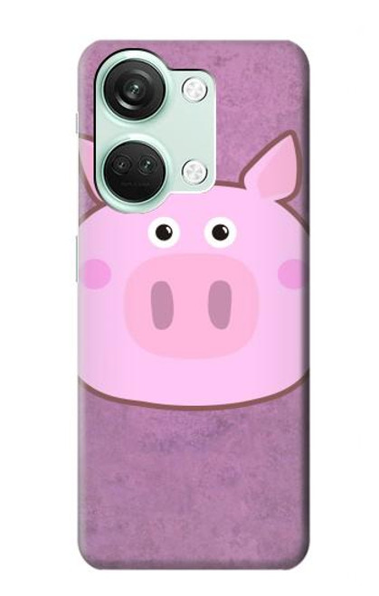 S3269 Porc Dessin animé Etui Coque Housse pour OnePlus Nord 3