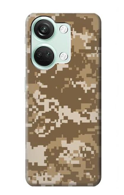 S3294 Armée Tan Coyote Camo Désert Camouflage Etui Coque Housse pour OnePlus Nord 3