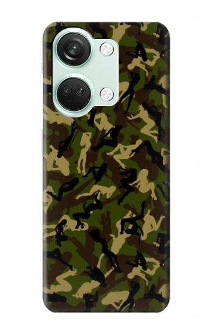 S3356 Camo camouflage de fille Etui Coque Housse pour OnePlus Nord 3