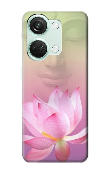 S3511 Fleur de lotus Bouddhisme Etui Coque Housse pour OnePlus Nord 3