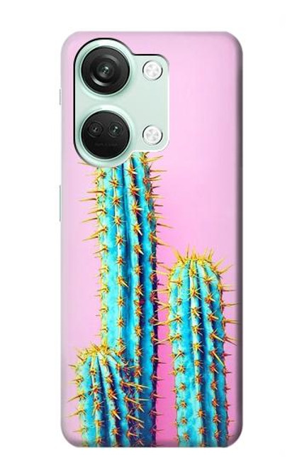 S3673 Cactus Etui Coque Housse pour OnePlus Nord 3