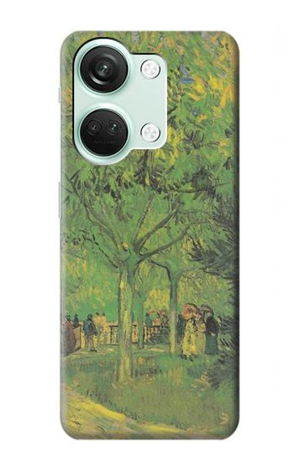 S3748 Van Gogh une ruelle dans un jardin public Etui Coque Housse pour OnePlus Nord 3