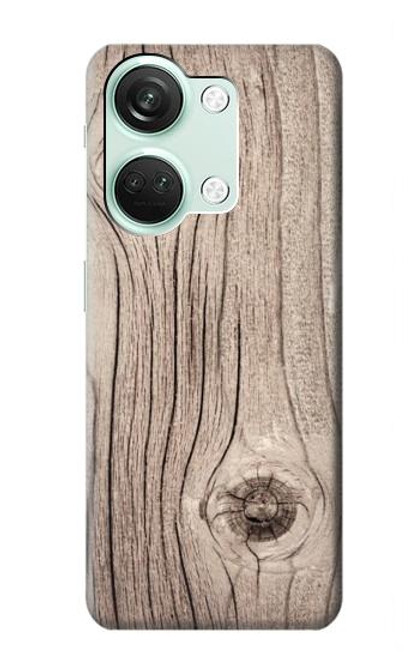 S3822 Graphique de la texture du bois imprimé Etui Coque Housse pour OnePlus Nord 3