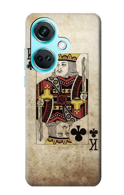 S2528 Poker King Carte Etui Coque Housse pour OnePlus Nord CE3