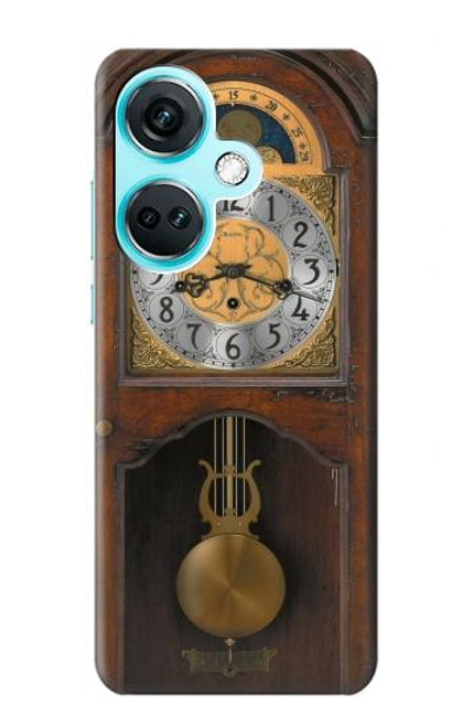 S3173 Grand-père Horloge Antique Horloge murale Etui Coque Housse pour OnePlus Nord CE3