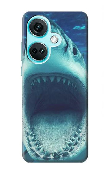 S3548 Requin-tigre Etui Coque Housse pour OnePlus Nord CE3