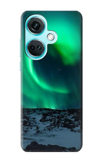 S3667 Aurora Northern Light Etui Coque Housse pour OnePlus Nord CE3