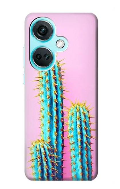 S3673 Cactus Etui Coque Housse pour OnePlus Nord CE3