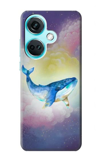 S3802 Rêve Baleine Pastel Fantaisie Etui Coque Housse pour OnePlus Nord CE3