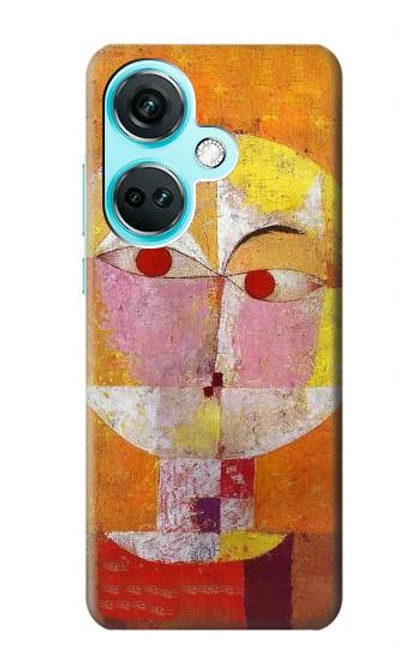 S3811 Paul Klee Senecio Homme Tête Etui Coque Housse pour OnePlus Nord CE3