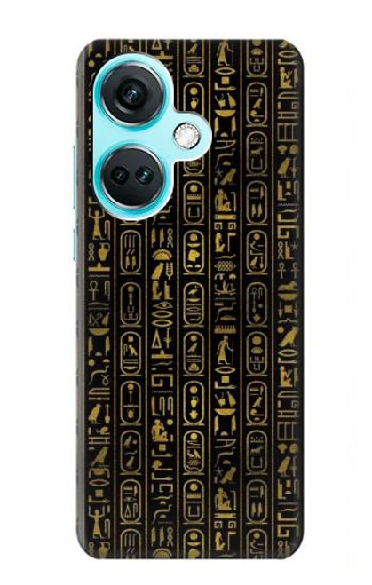 S3869 Hiéroglyphe égyptien antique Etui Coque Housse pour OnePlus Nord CE3