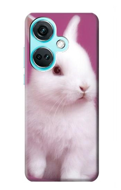 S3870 Mignon bébé lapin Etui Coque Housse pour OnePlus Nord CE3